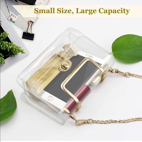 ✨DEAL✨Clear Crossbody Bag - Picture 1 of 3